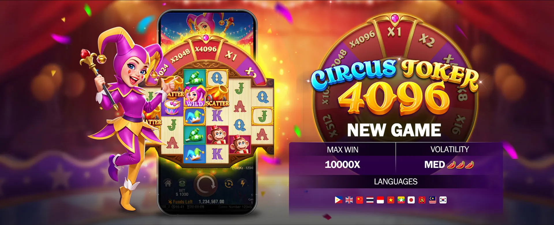 Jilicrown Login Portal with vibrant casino background